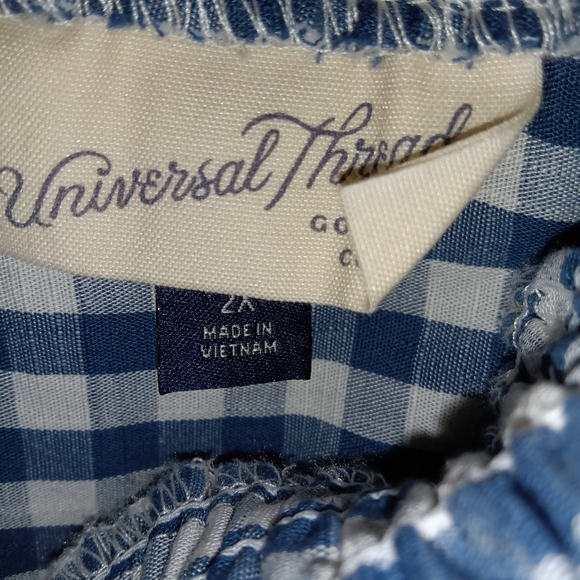 COPY - New Blue Gingham Skirt - Picture 3 of 5